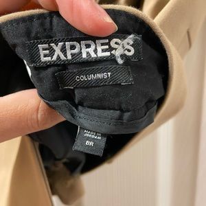 Express Khaki Columnist Work-pants